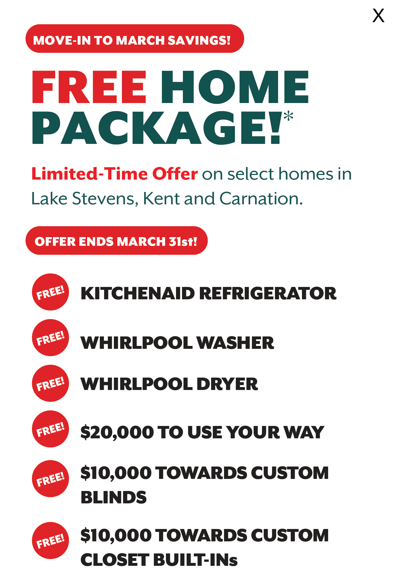 Free Home Package!