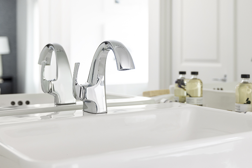 Chrome Finish Kohler Faucets