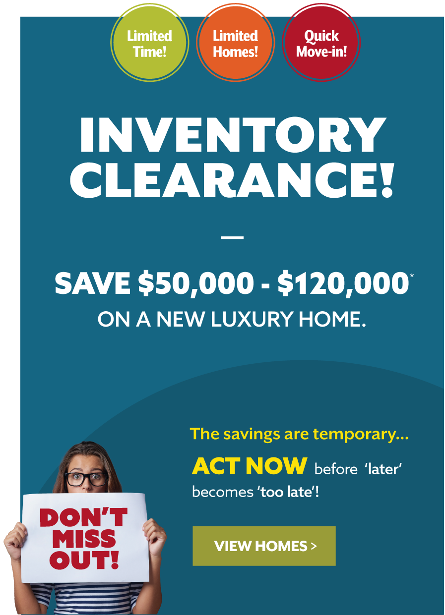 MainVue Homes Inventory Clearance
