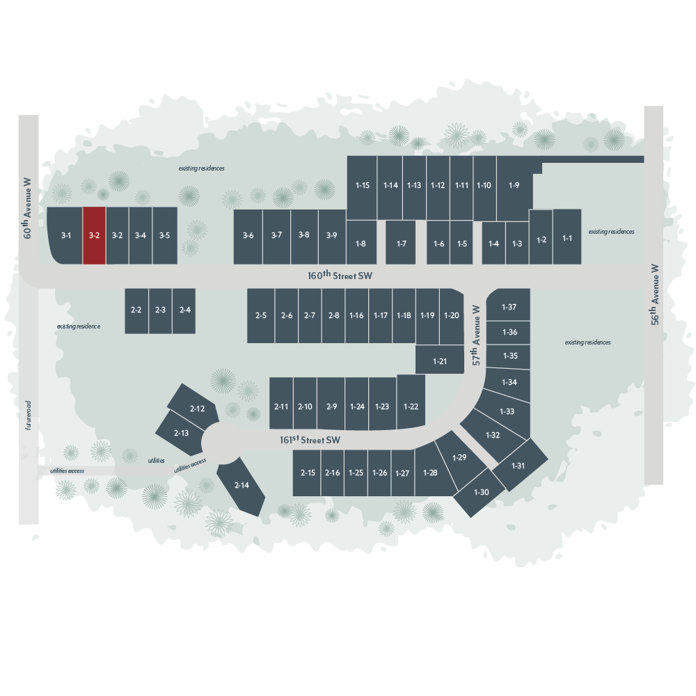 Edmonds Ridge Lot 3-3 Plat Map