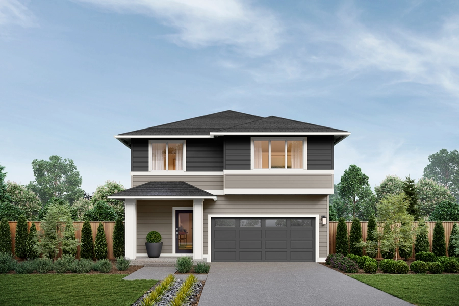 Meridian Home Design | E Facade | Stormwake Sunrise Exterior Color Scheme