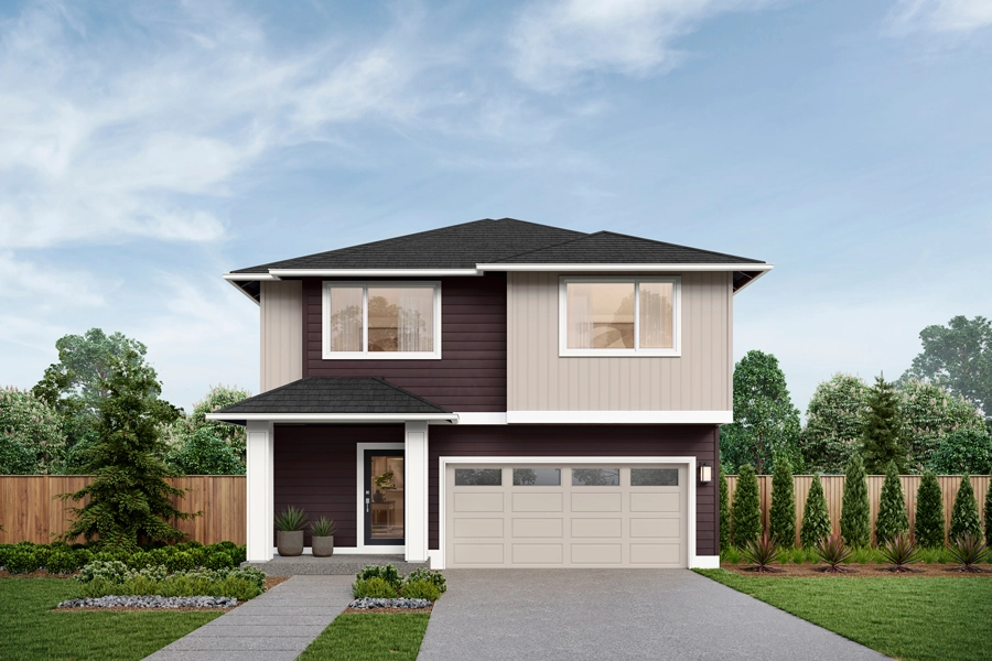 Meridian Home Design | H Facade | Aurora Nightfall Exterior Color Scheme