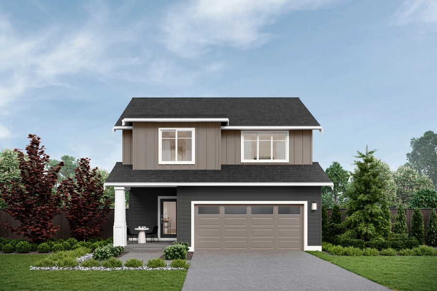 Nisqually V2 Home Design | GF Facade | Riverbed Nightfall Exterior Color Scheme