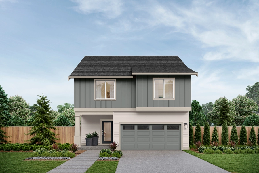 Skagit Home Design | GF Facade | Oceanbreak Sunrise Exterior Color Scheme