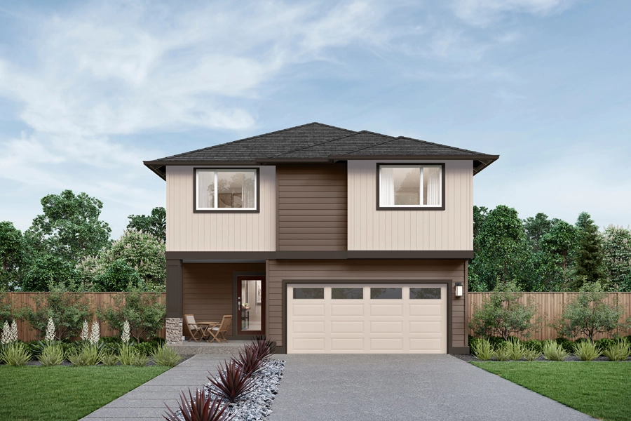 Skagit Home Design | H Facade | Savanna Nightfall Exterior Color Scheme