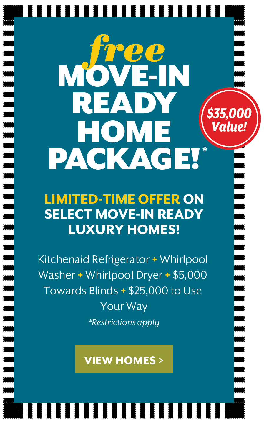 Free Move-In Ready Package!